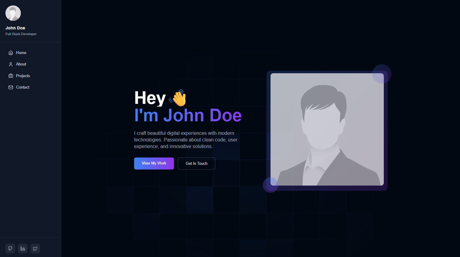 Dark Programmer Portfolio - Image 1 of 4